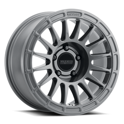 Aluminum Wheels 15x7 MR314 Bolt Pattern 5 On 100 Offset 15 Lip Size 0 Gloss Titanium GY Method
