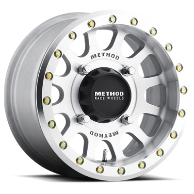 Aluminum Wheels 15x7 MR401 Beadlock UTV Bolt Pattern 5 On 114.3 Offset 38 Lip Size 0.79 Machined Raw Machined SL Method