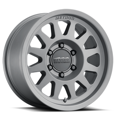 Aluminum Wheels 16x6 Bead Grip MR703 Bolt Pattern 5 On 130 Offset 68 Lip Size 0 Gloss Titanium SL Method