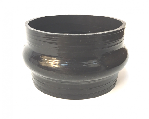Silicone Hump Hose 4.25 Inch Black 