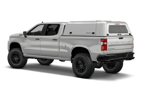 Silverado/Sierra Truck Bed Cap SmartCapEVOc Commercial OEM White For 19-24 Chevrolet Silverado/Sierra 1500 5.8 Foot Short Bed SmartCap