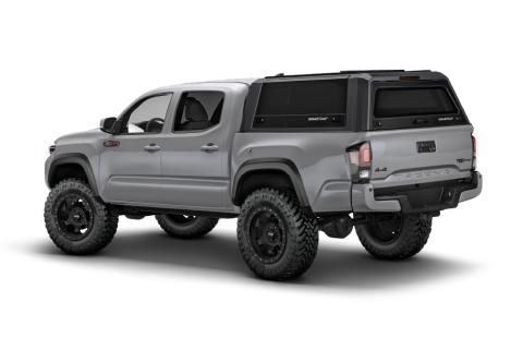Tacoma Truck Bed Cap SmartCapEVO Sport Matte Black For 16-23 Toyota Tacoma 6 Foot Standard Bed SmartCap