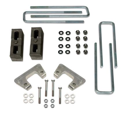 2 Inch Lift Kit 07-18 Silverado/Sierra 1500 EZ-Install w/Rear Lift Blocks and U-Bolts Tuff Country