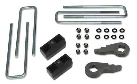 2 Inch Lift Kit 1999-2006 Chevy Silverado/GMC Sierra 1500 4x4 With Rear Lift Blocks and U-Bolts Tuff Country