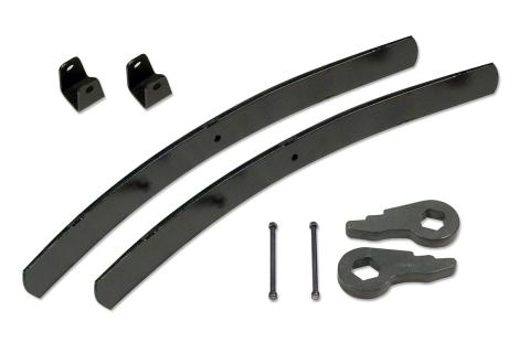 2 Inch Lift Kit 01-10 Silverado/Sierra 2500HD 4x4 w/Rear Add A Leafs For Purple Keys Tuff Country