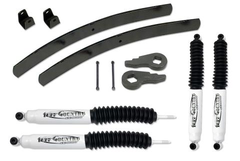 2 Inch Lift Kit 01-10 Silverado/Sierra 2500HD 4x4 & 2WD w/Rear Add A Leafs and SX8000 Shocks For Purple Keys Tuff Country