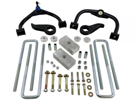 20 - 23 GM 2500/3500 HD 4X4 and 2WD - 3 Inch Lift Kit with Rear Shock Extension Brackets Tuff Country Suspension
