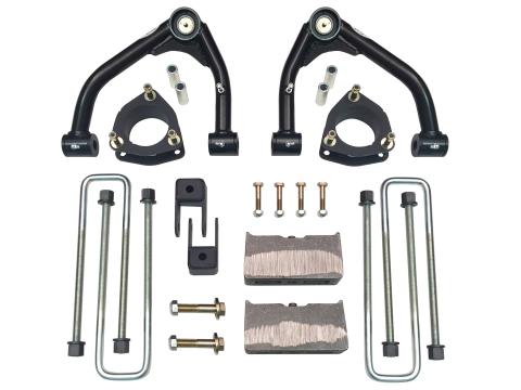 4 Inch Lift Kit 07-18 Silverado/Sierra 1500 2WD Fits Models with Aluminum OE Upper Control Arms or Stamped 2 Piece Steel Arms Tuff Country