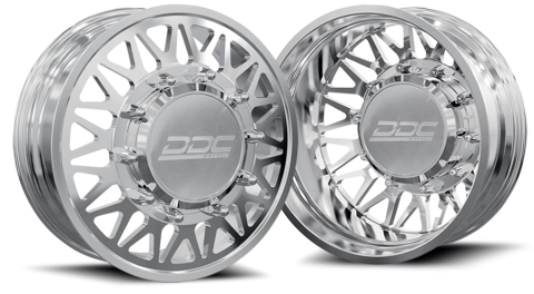 Dually Wheels The Mesh Forged 20x8.25 8x165 Polished 94-18 Dodge Ram 3500 92-10 Silverado/Sierra 3500 87-97 Ford F-350 DDC Wheels