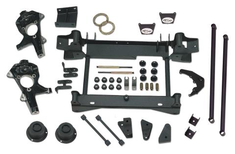 6 Inch Lift Kit 00-06 Chevy Suburban/Tahoe/01-03 Avalanche and 00-06 GMC Yukon/Yukon XL 1500 w/1 Piece Sub Fram Tuff Country