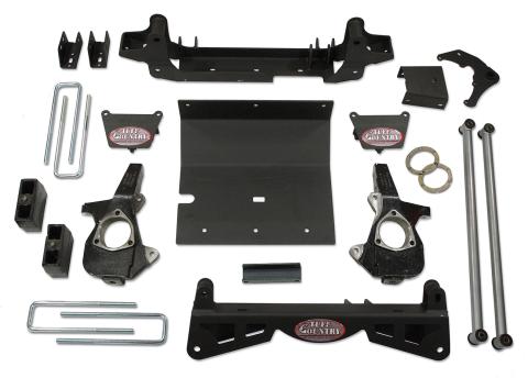 6 Inch Lift Kit 01-10 Silverado/Sierra 2500HD w/3 Piece Sub Frame Tuff Country