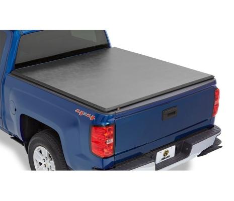 EZ-Roll Soft Tonneau Cover For Nissan 2004-2024 Titan 6.5 Foot Black Tailgate Spoiler Not Included Bestop