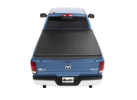 EZ-Roll Soft Tonneau Cover For Dodge 2009-2010 Ram 1500 5.5 Foot Black Tailgate Spoiler Not Included Bestop