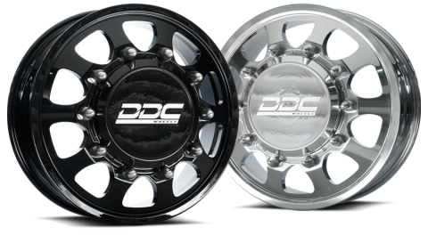 Dually Wheels The Shield 20x8.25 8x200 Gloss Black 05-25 Ford F-350 11-14 Ford F-450 Ram 19-25 3500 DDC Wheels