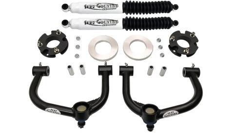 2021-2022 Ford F-150 4WD 3 Inch Front Lift Kit W/Ball joint upper control arms and with Shocks Tuff Country