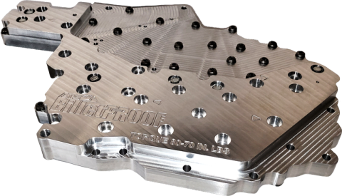 ATS 68Rfe Billet Channel Plate Fits 2019+ 6.7L Cummins