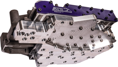 ATS 68Rfe Billet Channel Plate Valve Body Fits 2007.5-2011 6.7L Cummins With Solenoid Pack