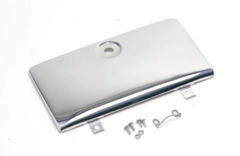 Jeep CJ Glove Box Door Use with OE Key Lock 72-86 CJ Polished Silver Kentrol