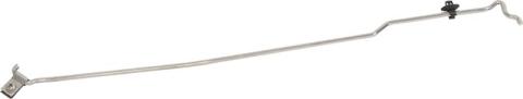 Jeep JK Hood Prop Rod 07-18 Wrangler JK Polished Silver Kentrol