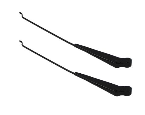 Jeep CJ Windshield Wiper Arms Pair 68-86 CJ Powdercoat Black Kentrol