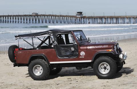 Tigertop Soft Top For Jeep 1955-1975 CJ5 Black Crush Bestop