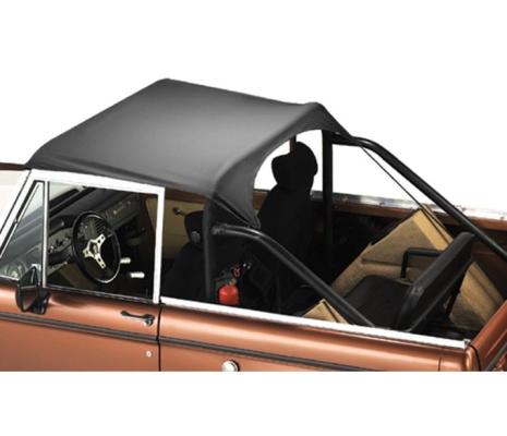Bikini Top Traditional Bikini Top For Toyota 1964-1984 Land Cruiser Black Crush Bestop