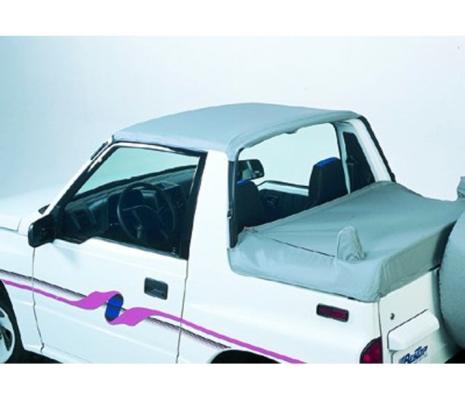 Strapless Standard Targa Style Bikini Top For Geo/Suzuki 1995-1998 Tracker/Sidekick Black Denim Bestop