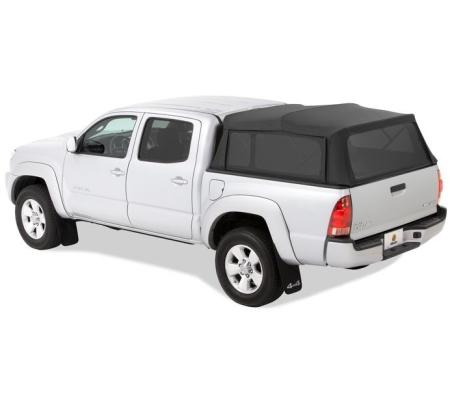 Supertop Truck Bed Cap For Toyota 2005-2019 Tacoma 6.0 Foot Bed Black Diamond Fabric Bestop