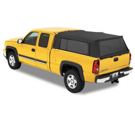 Supertop Truck Bed Cap For Chevy/GMC 1994-2003 S-Series/Sonoma 6.0 Foot Bed Black Diamond Fabric Bestop