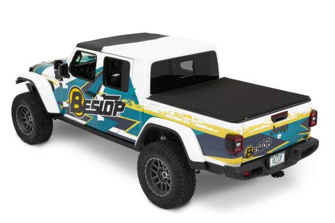 Supertop For Truck 2 Tonneau Covers For Jeep 2020-2024 Gladiator 5.0 Foot Black Diamond Bestop