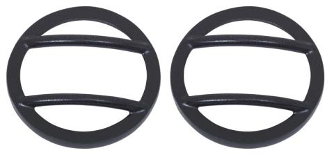 Jeep JK Side Marker Covers Plastic 07-18 Wrangler JK Textured Black Kentrol