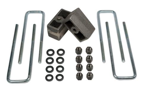 3 Inch Rear Block & U-Bolt Kit 69-72 Chevy Truck/GMC Truck/Suburban 1/2 & 3/4 Ton 4WD/Chevy Blazer/GMC Jimmy 1/2 Ton 4WD Tuff Country