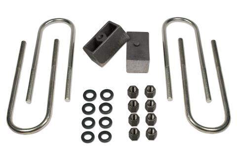 2 Inch Rear Block & U-Bolt Kit 73-87 Chevy Truck/GMC Truck 3/4 Ton 4WD/73-91 Chevy/GMC Suburban 3/4 Ton 4WD Tuff Country