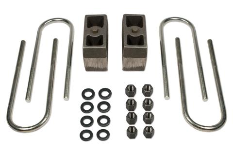 4 Inch Rear Block & U-Bolt Kit 73-87 Chevy Truck/GMC Truck 3/4 Ton 4WD/73-91 Chevy/GMC Suburban 3/4 Ton 4WD Tuff Country