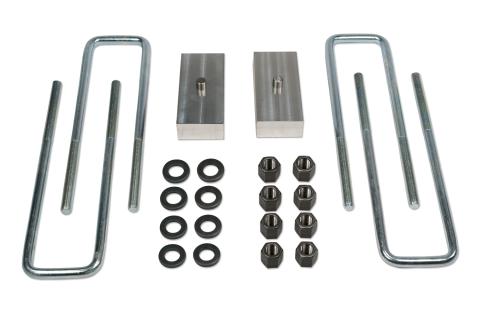 1.25 Inch Rear Block & U-Bolt Kit 95-Up Toyota Tacoma 4WD 99-Up Toyota Tundra 4WD Tuff Country