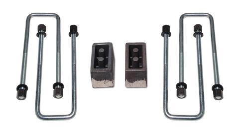 3 Inch Rear Block & U-Bolt Kit 09-19 Ford F150 4WD & 2WD Tuff Country