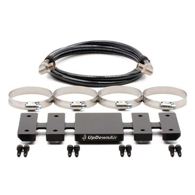 Compressor Mount & Connection Kit UTV for ARB & EGOI II Dual Air Compressor Black Up Down Air