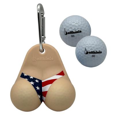 Bottom Vanilla USA Bikini Golf Ball Holder Ballkinis