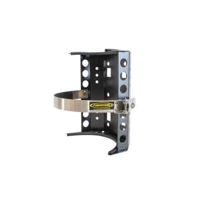 CO2 Tank Bracket 10-15 Lb 6.9 Inch Diameter Matte Black Power Tank