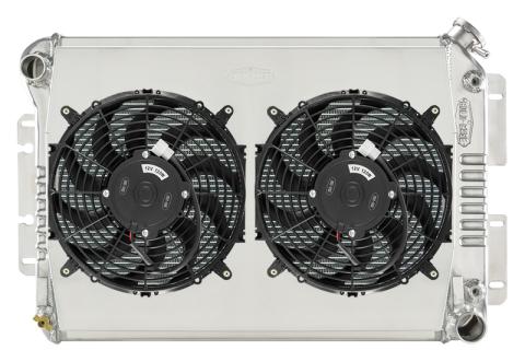 Camaro/Firebird Dual 12 Inch Fan Kit Auto Transmission For 67-69 Camaro/Firebird Cold Case Radiators