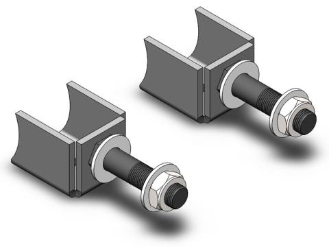 Jeep Grand Cherokee Lower Shock Mounts 1993-1998, ZJ Clayton Off Road
