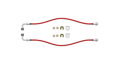 Jeep Gladiator Rear Brake Lines for 2020-Up Gladiator Clayton Off Road