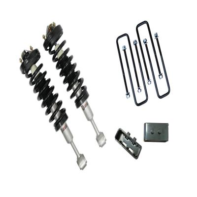 Front 3 Inch Lift Struts 2 Inch Rear Blocks w/U Bolts 04-08 F-150 06-08 Mark LT No Heritage Freedom Off-Road