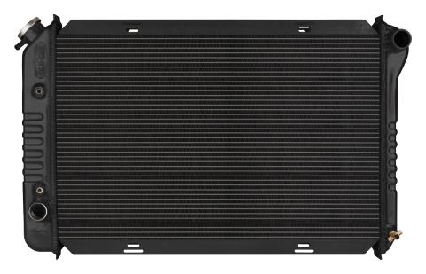 71-73 Ford Mustang Automatic Aluminum Radiator Black Night Rider Series Cold Case Radiators