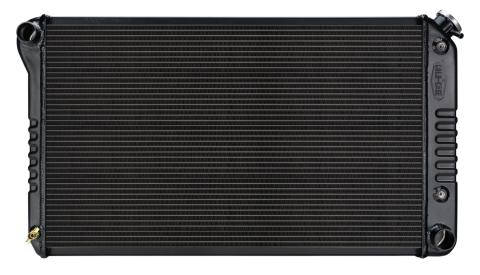 68-77 GM A Body Aluminum Radiator Automatic Black Night Rider Series Cold Case Radiators