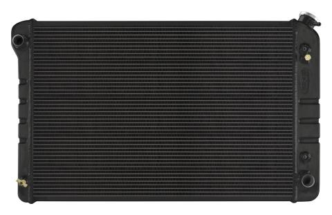 77-87 Chevy/GMC Pickup Truck Automatic 21 Inch Aluminum Radiator Black Night Rider Series Cold Case Radiators