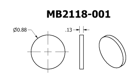 Round Tube End Cap 1.0 Inch Motobilt
