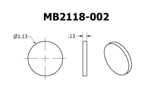 Round Tube End Cap 1.25 Inch Motobilt