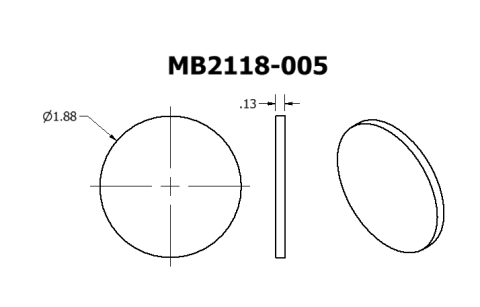 Round Tube End Cap 2.0 Inch Motobilt