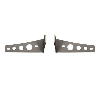 Front Bumper Mount For Baja Designs 4 Light XL Linkable Light Bar On 2021 Ford Bronco Bare Steel Motobilt